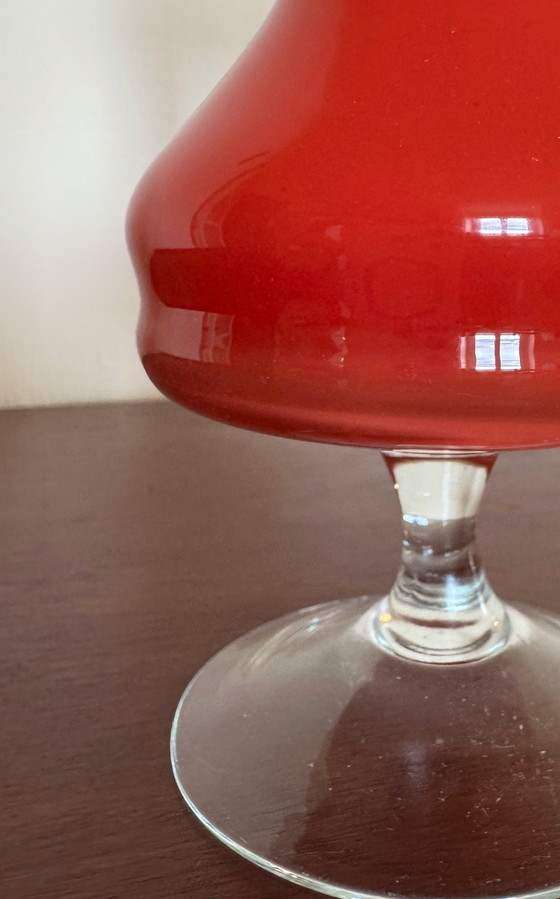 Image 1 of Vase Soliflore Opaline Florence Années 60