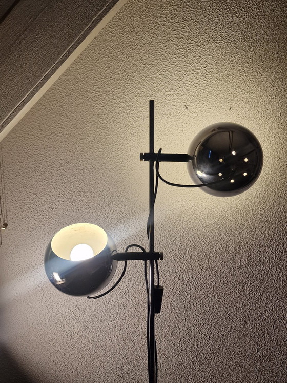 Image 1 of Lampadaire vintage globe de l'ère spatiale