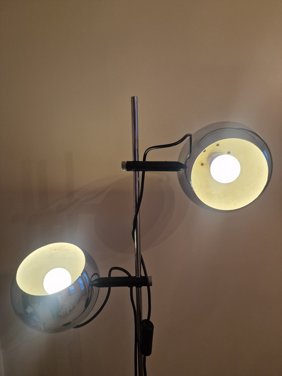 Image 1 of Lampadaire vintage globe de l'ère spatiale