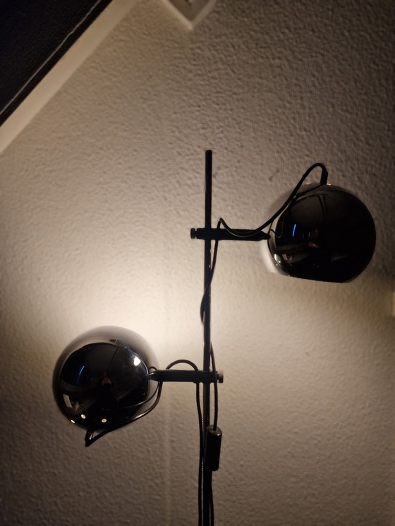 Image 1 of Lampadaire vintage globe de l'ère spatiale