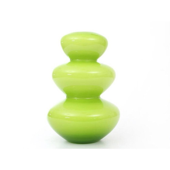 Image 1 of Vase vintage en verre soufflé de Pernille Bülow, Danemark 1990