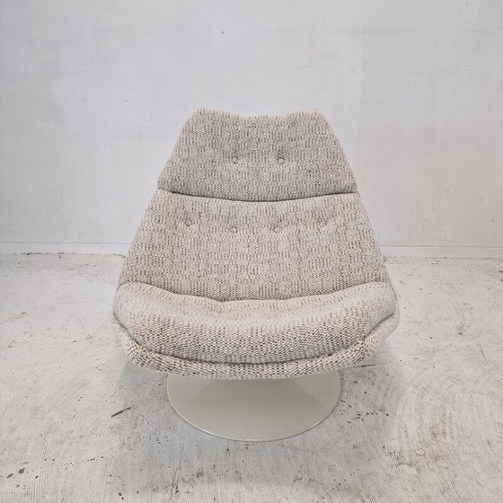 Image 1 of Fauteuil vintage F511 en tissu danois par Geoffrey Harcourt pour Artifort, 1960