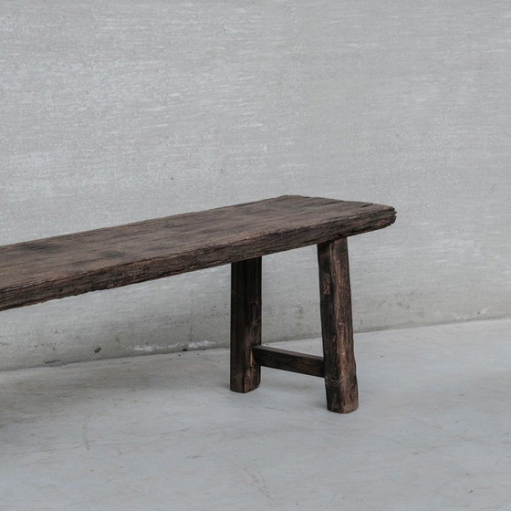 Image 1 of Banc vintage en bois, Belgique 1930