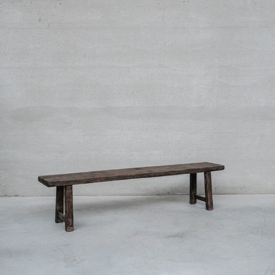 Image 1 of Banc vintage en bois, Belgique 1930