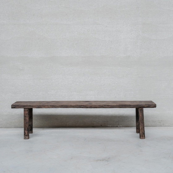 Image 1 of Banc vintage en bois, Belgique 1930