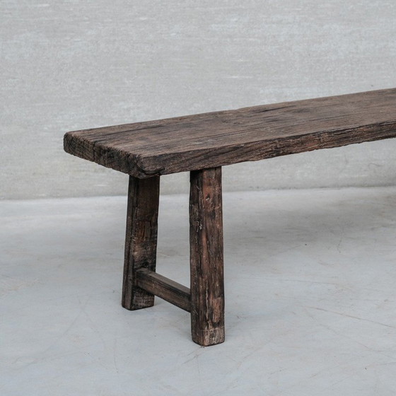 Image 1 of Banc vintage en bois, Belgique 1930