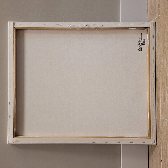 Image 1 of Peinture vintage représentant les plus beaux endroits de Valladolid par José A. Gutiérrez, Espagne 2024