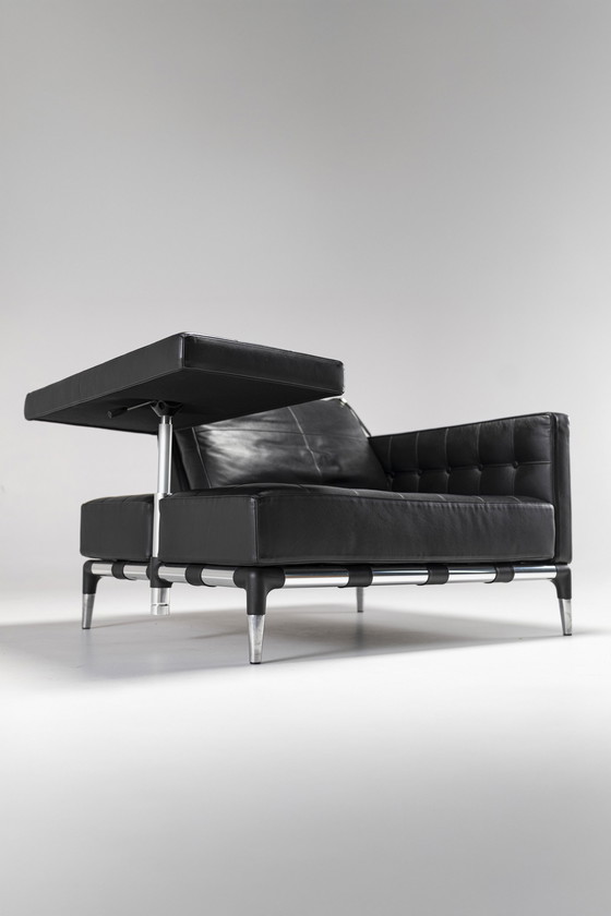 Image 1 of Cassina "Prive" Leather Set By Phillippe Starck