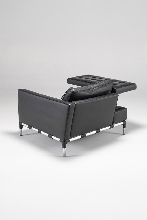 Image 1 of Cassina "Prive" Leather Set By Phillippe Starck