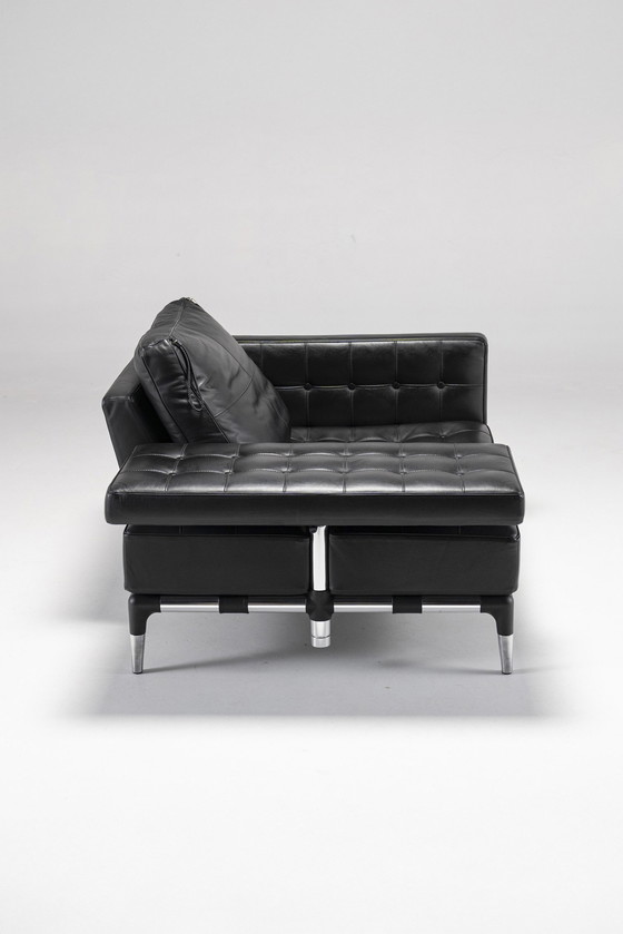 Image 1 of Cassina "Prive" Leather Set By Phillippe Starck