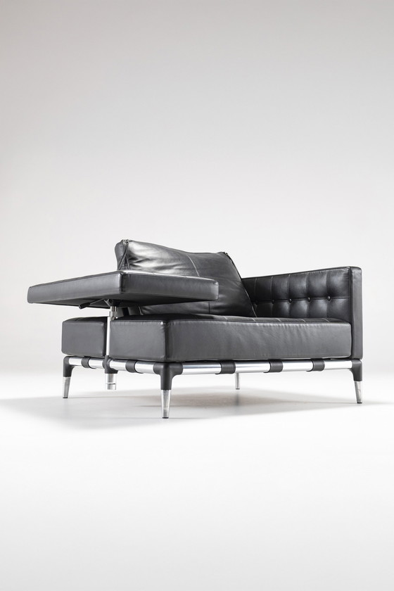 Image 1 of Cassina "Prive" Leather Set By Phillippe Starck