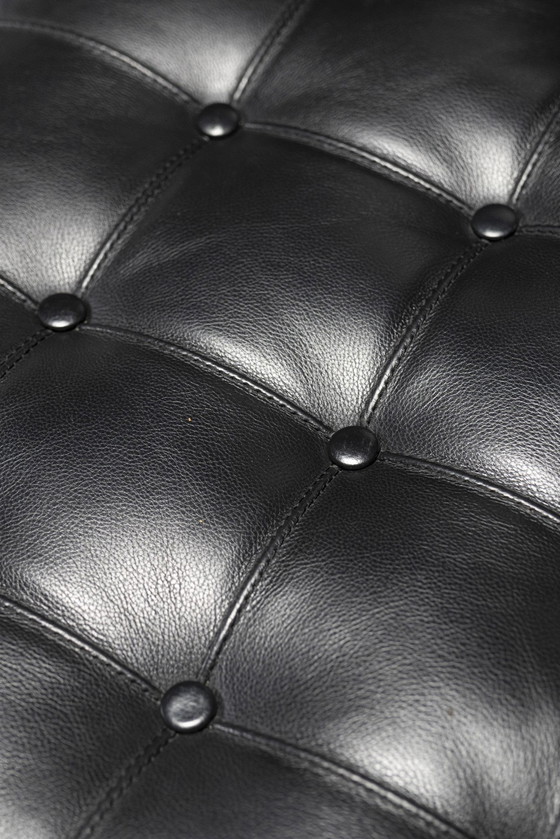 Image 1 of Cassina "Prive" Leather Set By Phillippe Starck