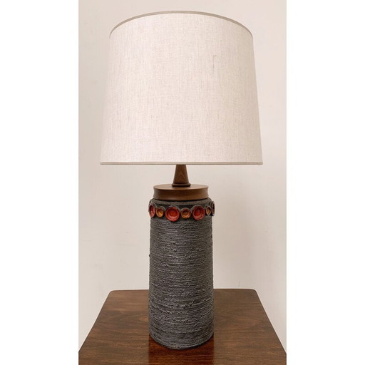 Lampe de table vintage en céramique de Perignem, Belgique