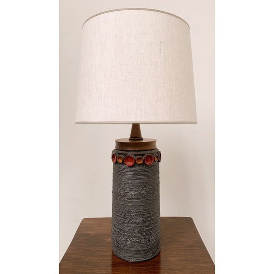 Image 1 of Lampe de table vintage en céramique de Perignem, Belgique