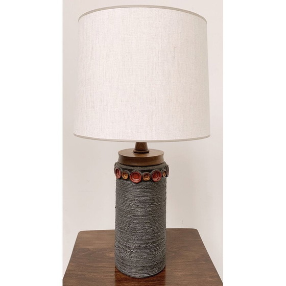 Image 1 of Lampe de table vintage en céramique de Perignem, Belgique