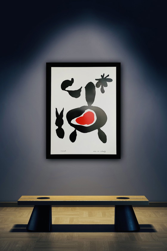 Image 1 of Joan Miro, signé avec l'enregistrement du droit d'auteur "Prolitteris Zurich, 2001". Signé et daté dans la plaque.