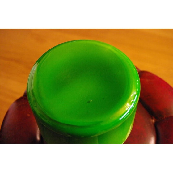 Image 1 of Carafe scandinave vintage en verre soufflé, 1970