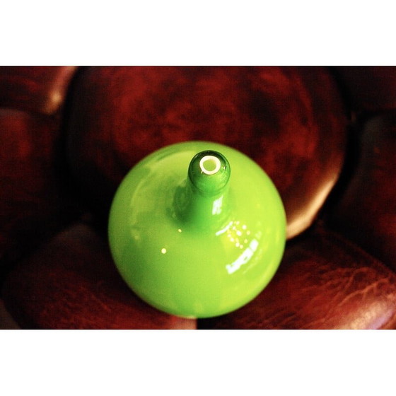 Image 1 of Carafe scandinave vintage en verre soufflé, 1970