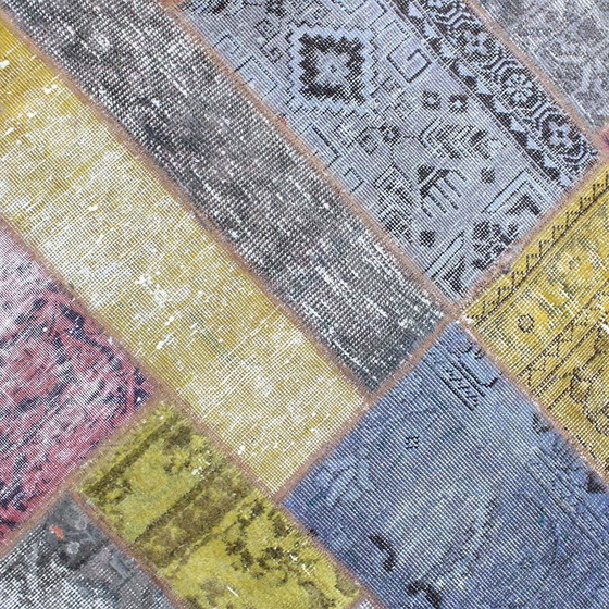 Image 1 of Tapis persan Patchwork 126X126