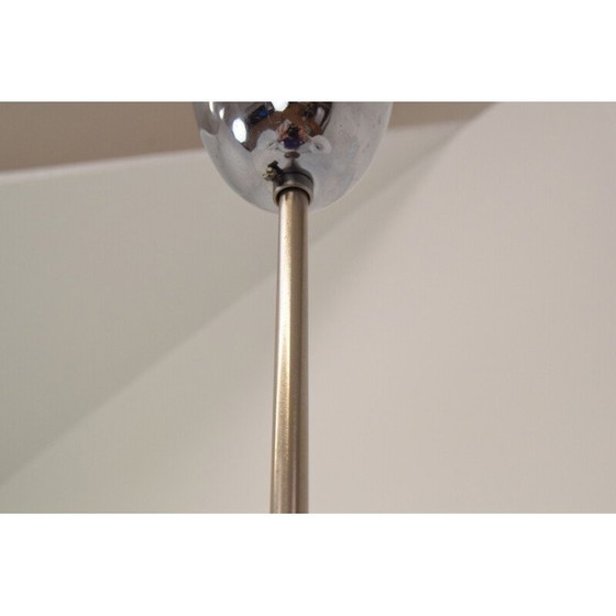 Image 1 of Lustre vintage en bois et verre, Tchécoslovaquie 1960