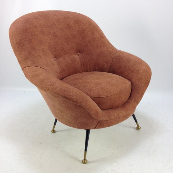 Image 1 of Paire de fauteuils italiens du Mid Century, années 1950