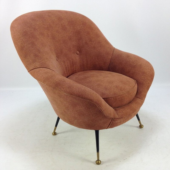 Image 1 of Paire de fauteuils italiens du Mid Century, années 1950