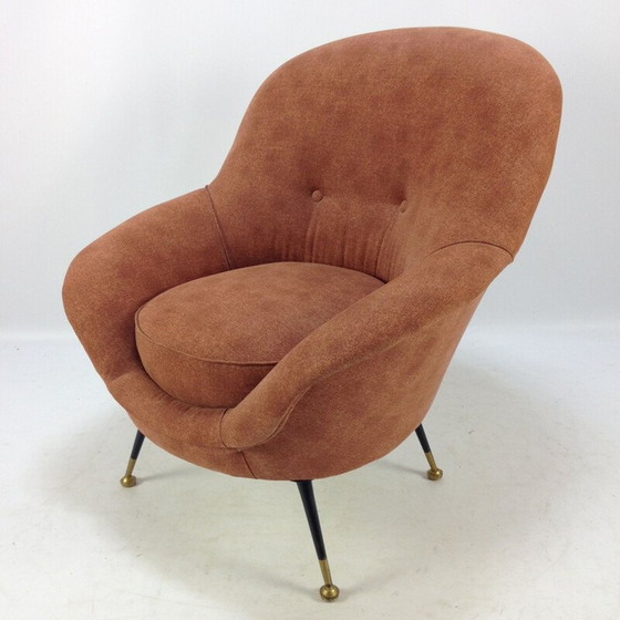 Image 1 of Paire de fauteuils italiens du Mid Century, années 1950