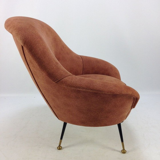 Image 1 of Paire de fauteuils italiens du Mid Century, années 1950
