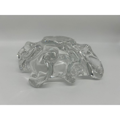 Plateau de poche en cristal vintage pour Schneider, 1970