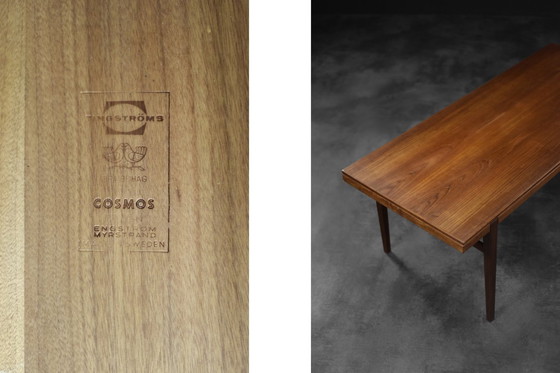 Image 1 of Table basse Cosmos suédoise moderne du Mid Century par Sven Engström & Gunnar Myrstrand pour Tingströms, 1960S