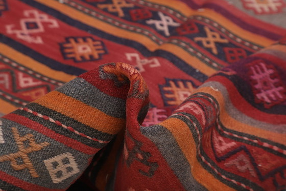 Image 1 of Original Modern Style Kilim Deko Design 415 X 180 cm Très bon état