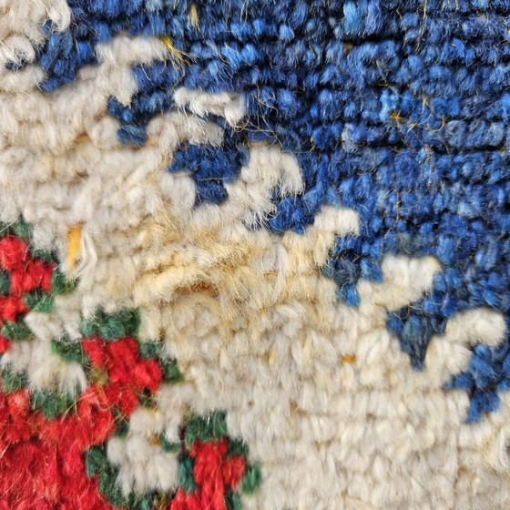 Image 1 of Tapis Kilim vintage tissé à la main -Kilkim en laine turque- Tapis Coureur-70S