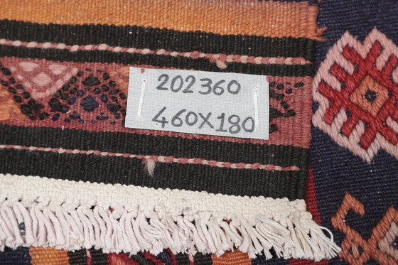 Image 1 of Original Modern Style Kilim Deko Design 460 X 180 cm Très bon état