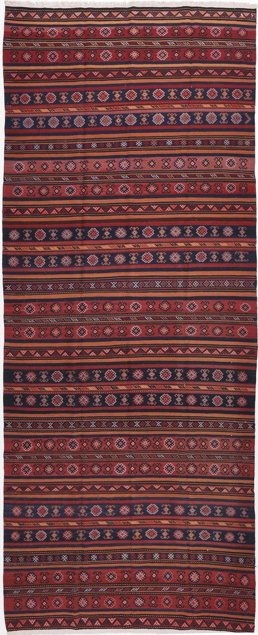 Original Modern Style Kilim Deko Design 460 X 180 cm Très bon état