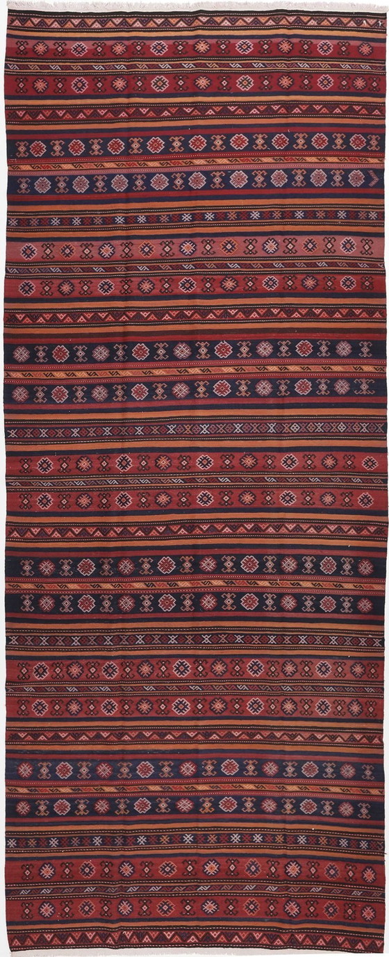 Image 1 of Original Modern Style Kilim Deko Design 460 X 180 cm Très bon état