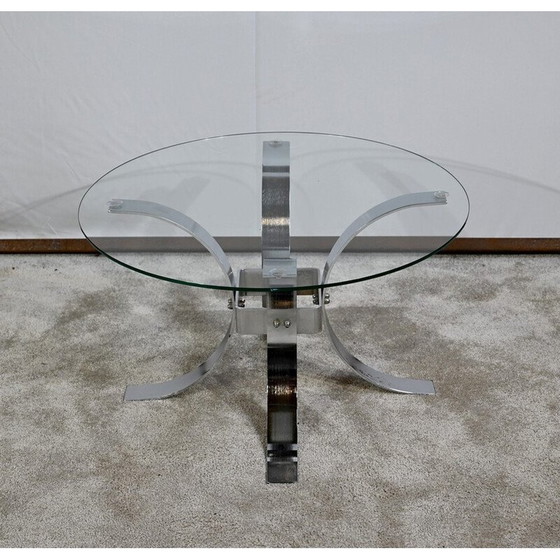 Image 1 of Table basse en verre vintage, 1960