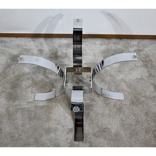 Table basse en verre vintage, 1960