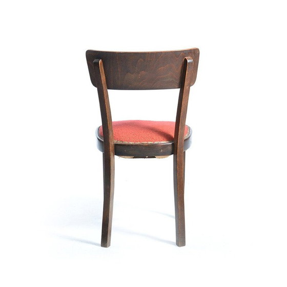 Image 1 of Chaise de salle à manger vintage en bois rouge