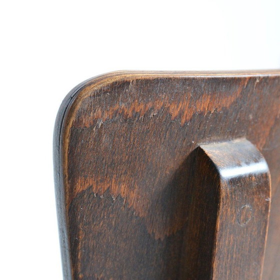 Image 1 of Chaise de salle à manger vintage en bois rouge