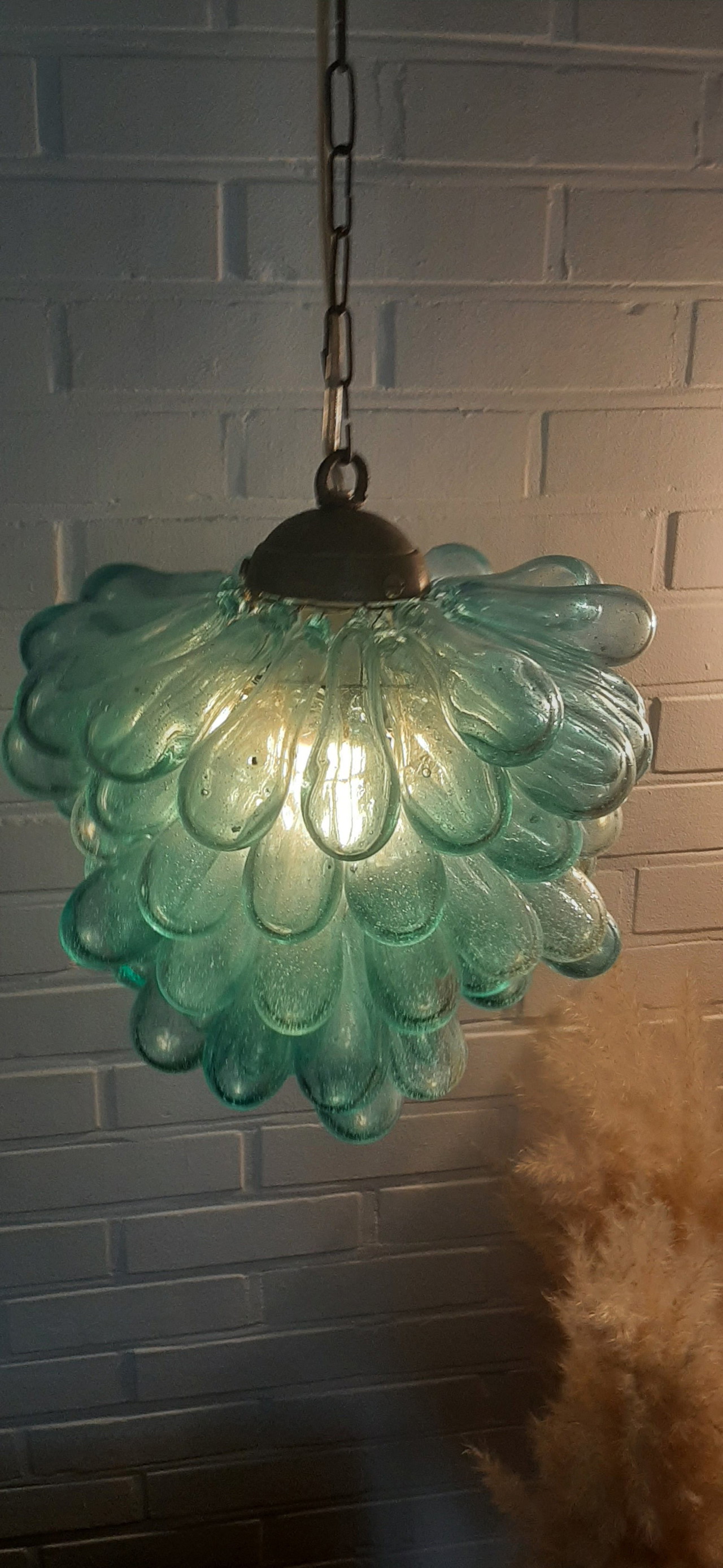 Lampe à raisin vintage / Druivenlamp
