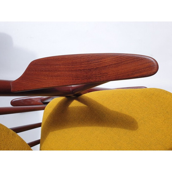 Image 1 of Chaise à bascule vintage en bois Afrormosia par Frank Reenskaug, 1960
