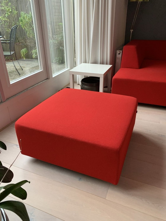 Image 1 of Canapé Gelderland avec pouf Modèle 6900