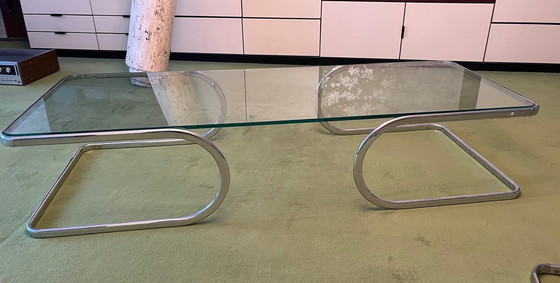 Image 1 of Table en verre vintage