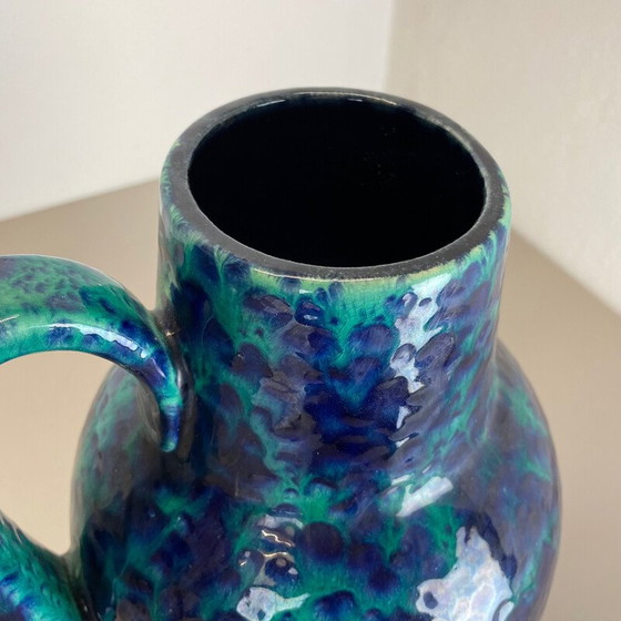 Image 1 of Vase de sol multicolore en poterie grasse de Scheurich, Allemagne, années 1970