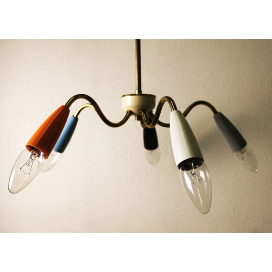 Image 1 of Lustre araignée vintage, Italie 1970