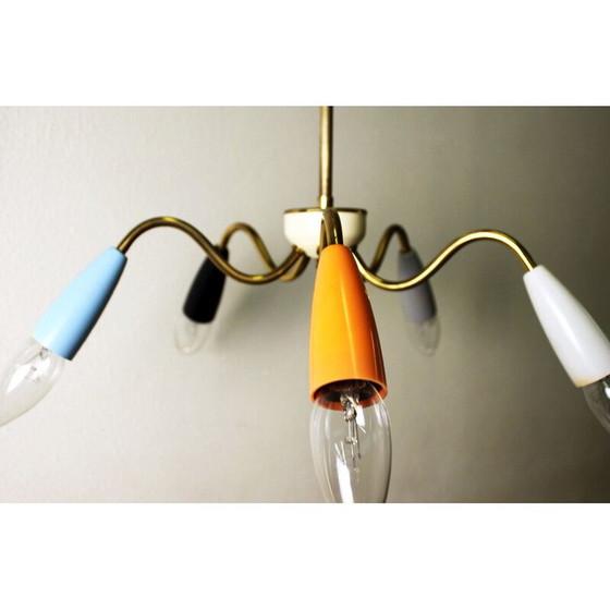 Image 1 of Lustre araignée vintage, Italie 1970