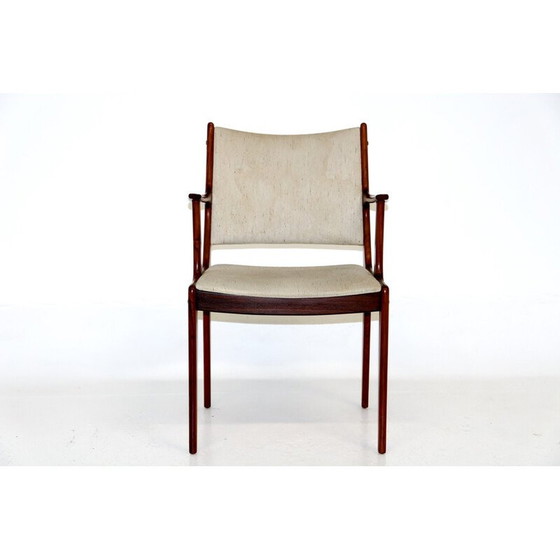 Image 1 of Fauteuil vintage en palissandre par Johannes Andersen pour Uldum Møbelfabrik, Danemark 1960