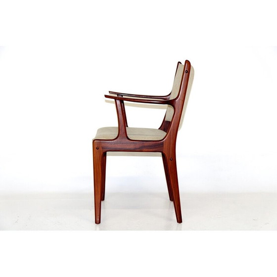 Image 1 of Fauteuil vintage en palissandre par Johannes Andersen pour Uldum Møbelfabrik, Danemark 1960