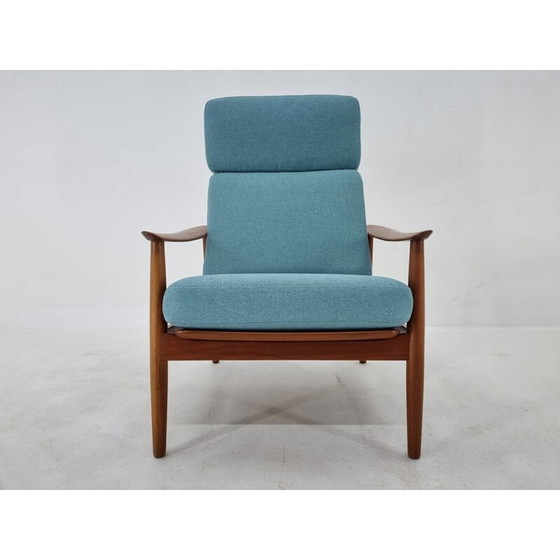 Image 1 of Fauteuil réglable vintage par Arne Vodder pour France & Søn, Danemark années 1960