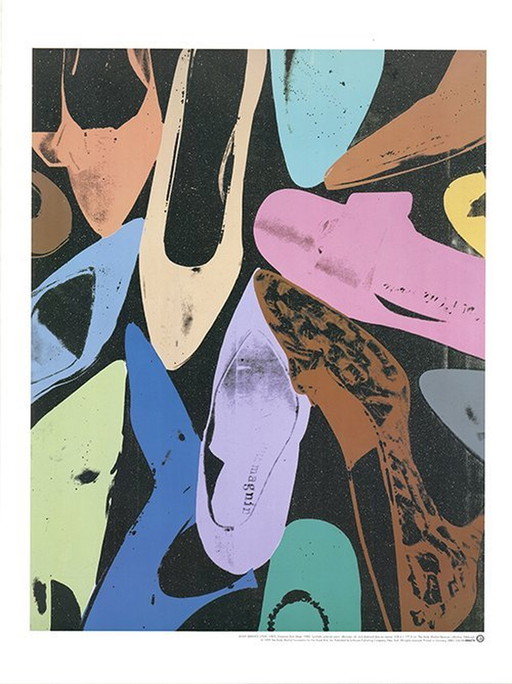 Andy Warhol --Chaussures en poussière de diamant